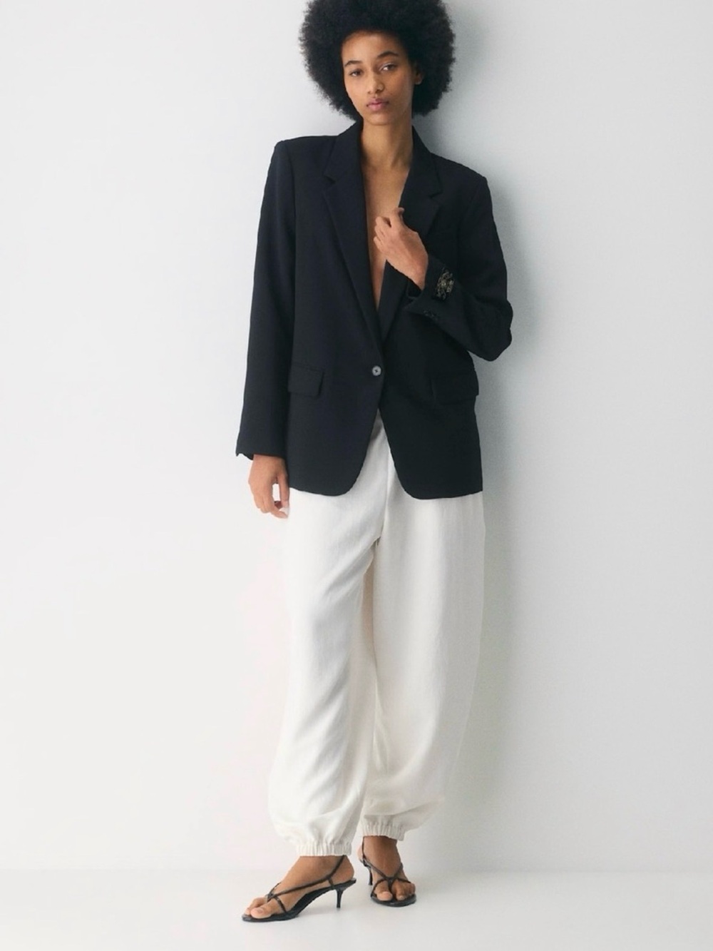 Aritzia Black Generation Blazer Crepette